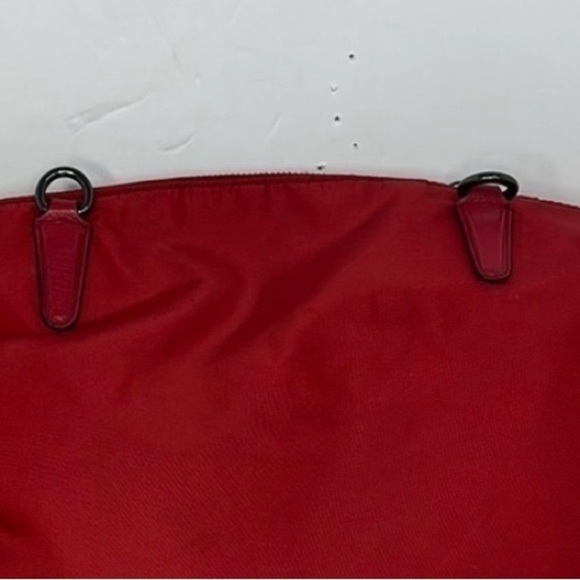 Coach NYLON SATCHEL (COACH F57902)
ANTIQUE SILVER/TRUE RED - Picture 9 of 12